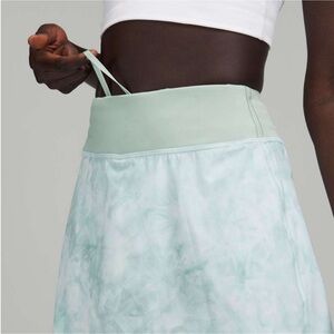 lululemon athletica Mint Tie-Dye A-Line Skirt